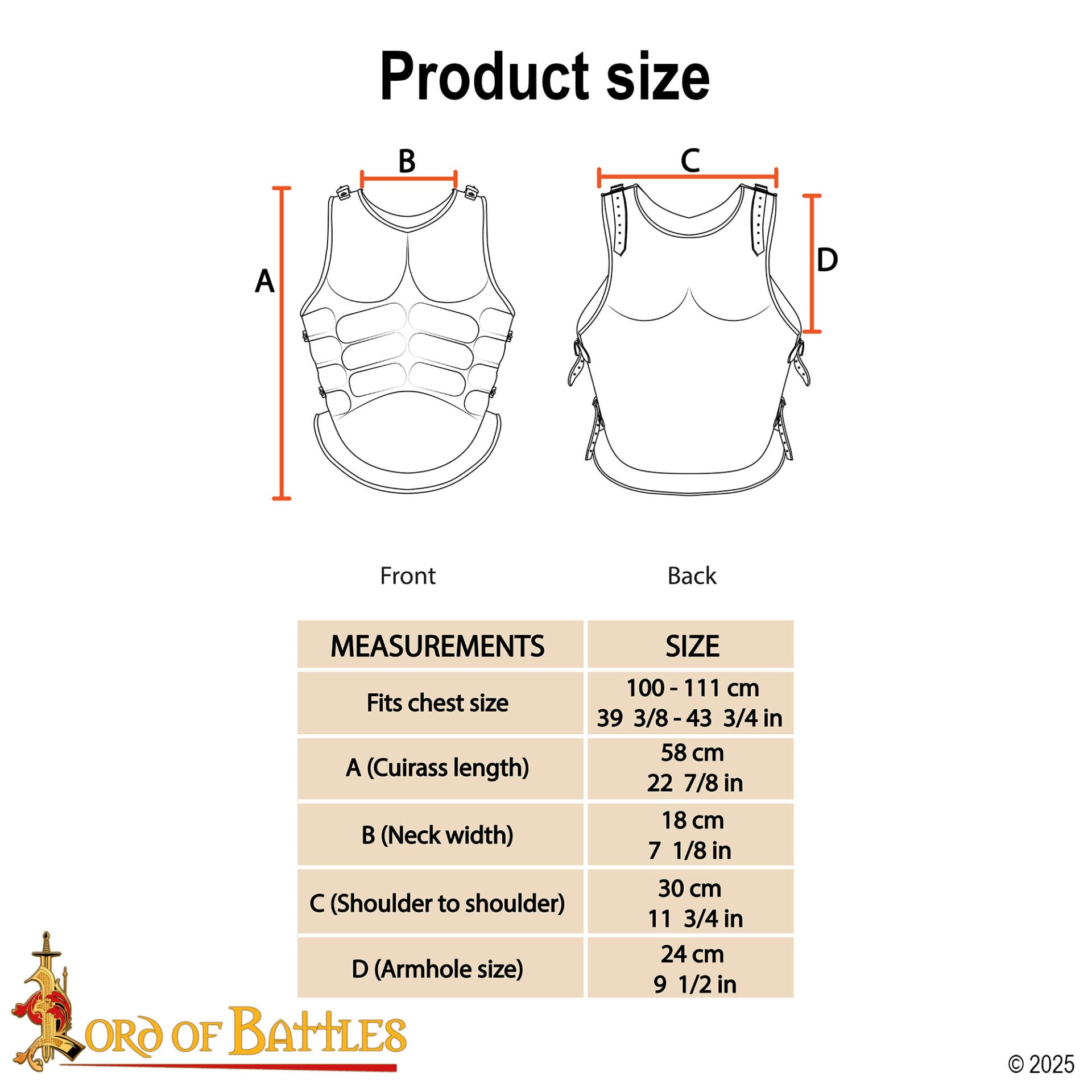 Coraza Muscular de Acero Negro Lorica Musculata - Armadura de Guerrero Romano y Griego - Imagen 3
