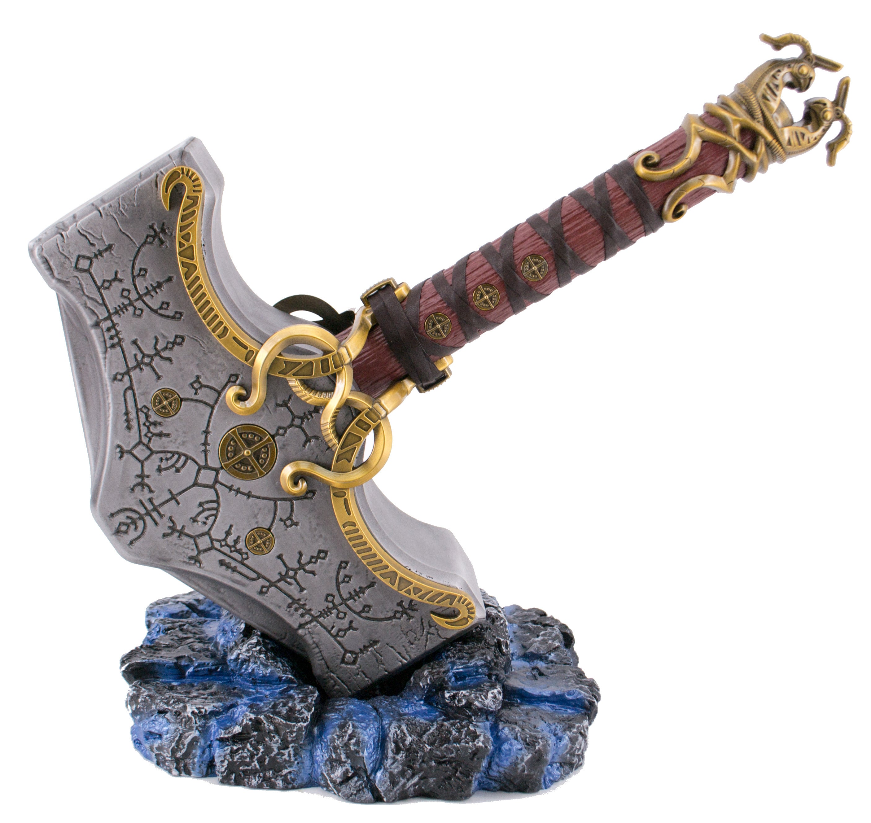 Réplica do God of War do Martelo de Thor com Suporte - Ref.