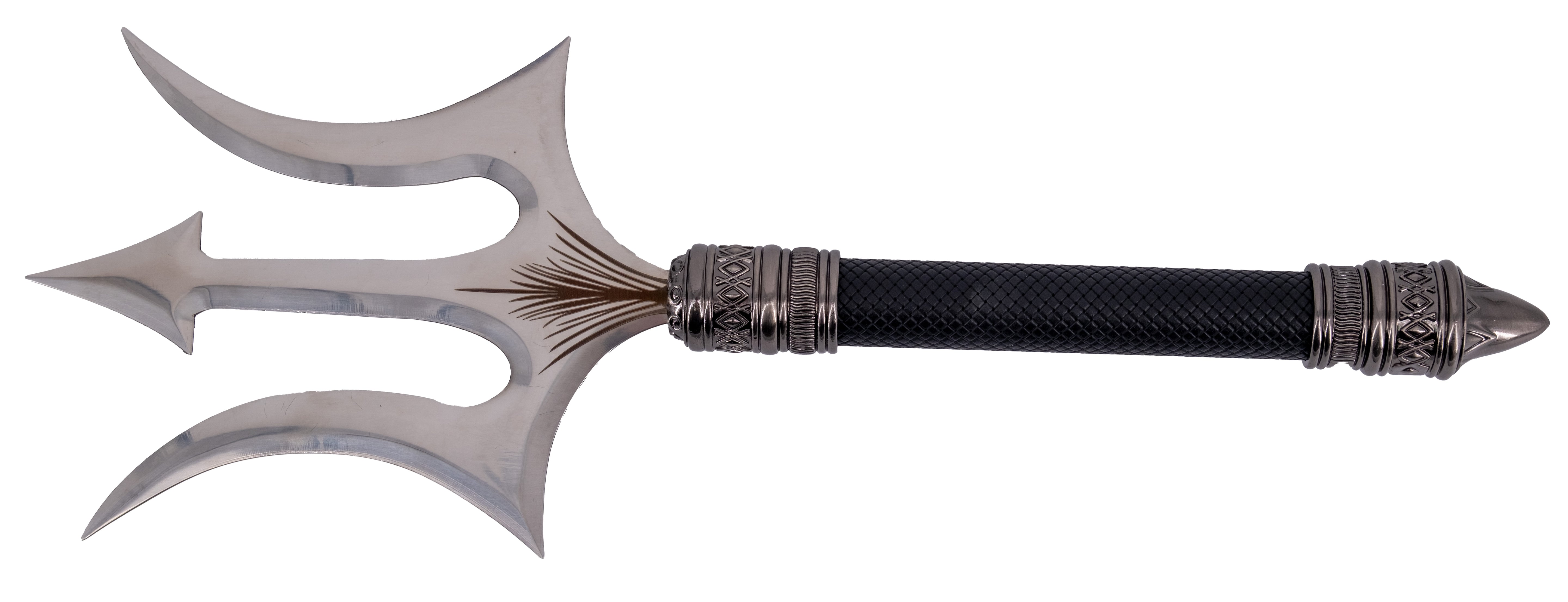 Tridente Metálico Decorativo del Guardián Abisal