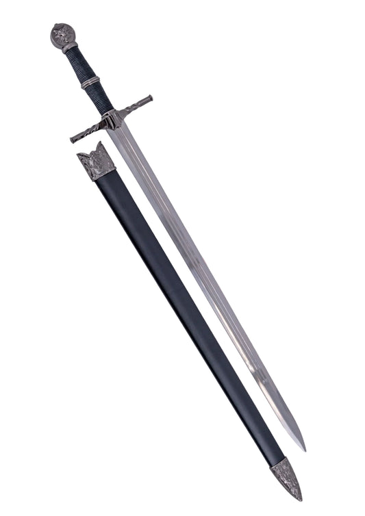 Espada Cadete de Geralt de Rivia The Witcher - réplica no oficial con funda abierta
