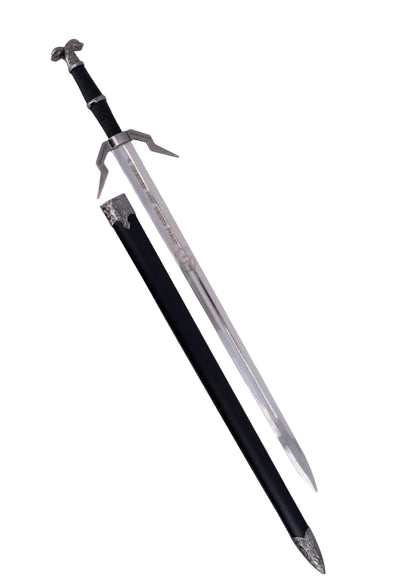 Espada de Acero de Geralt de Rivia con Runas The Witcher - hoja con inscripciones rúnicas