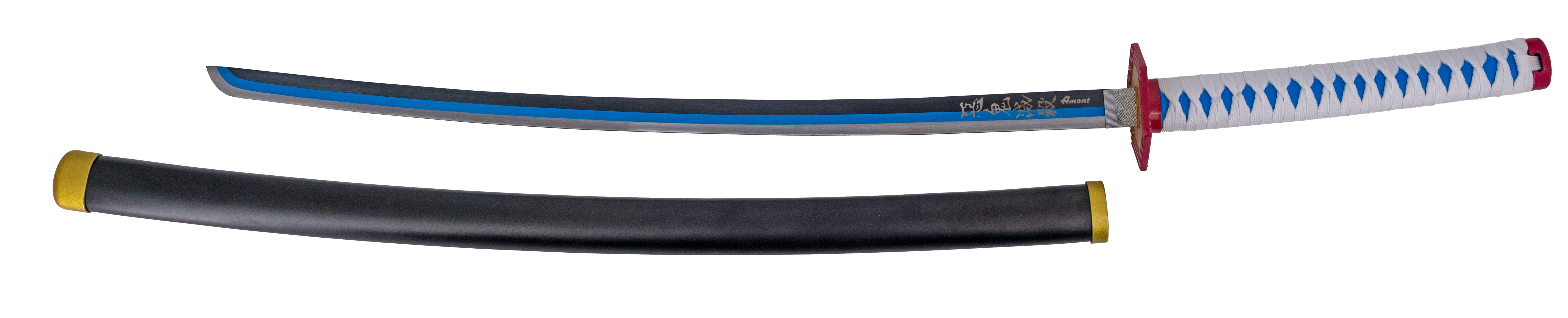Katana Decorativa de Acero de Tomioka Giyuu Kimetsu no Yaiba