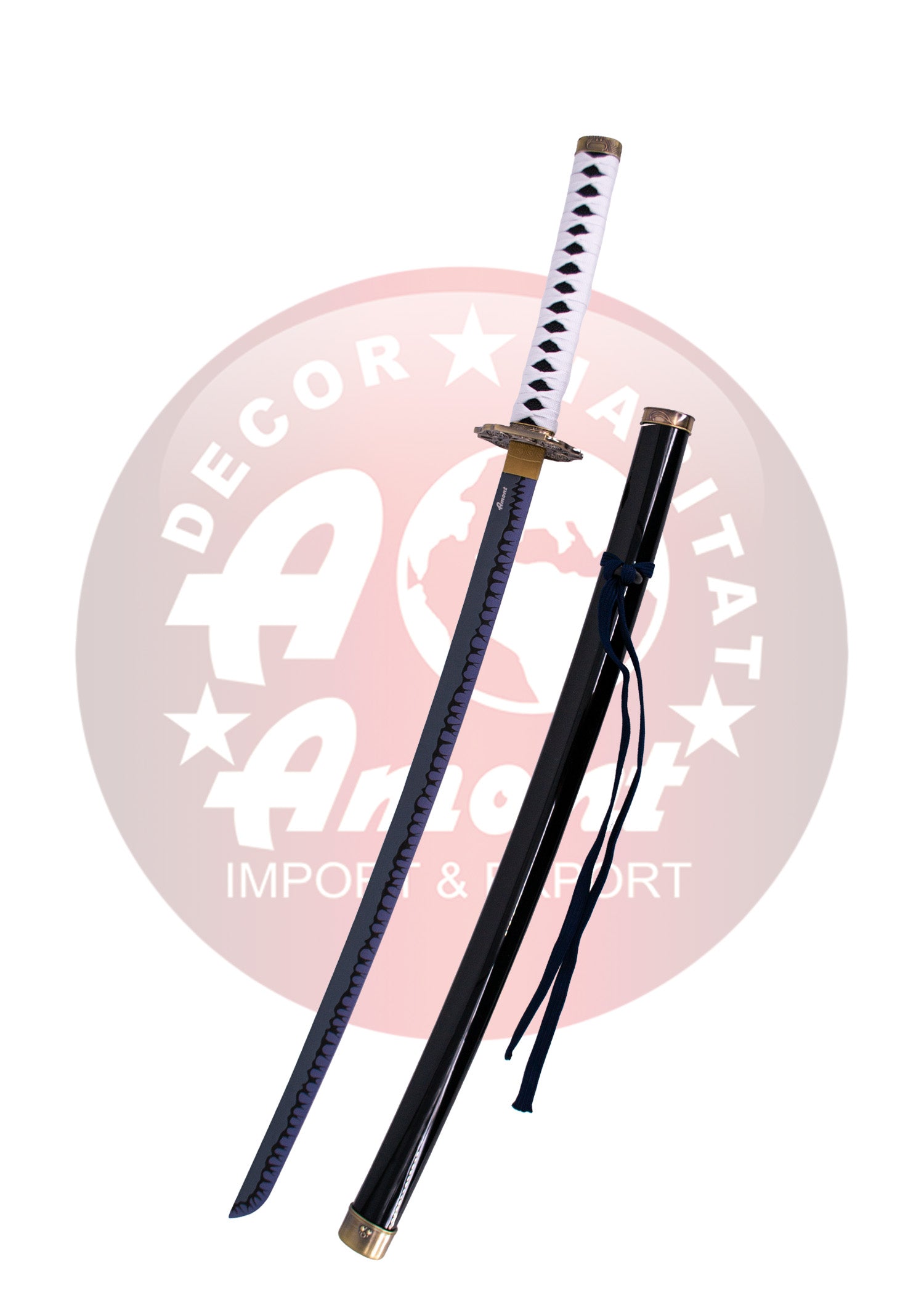 Katana Yamato de Vergil de Devil May Cry com lâmina de bambu s5079