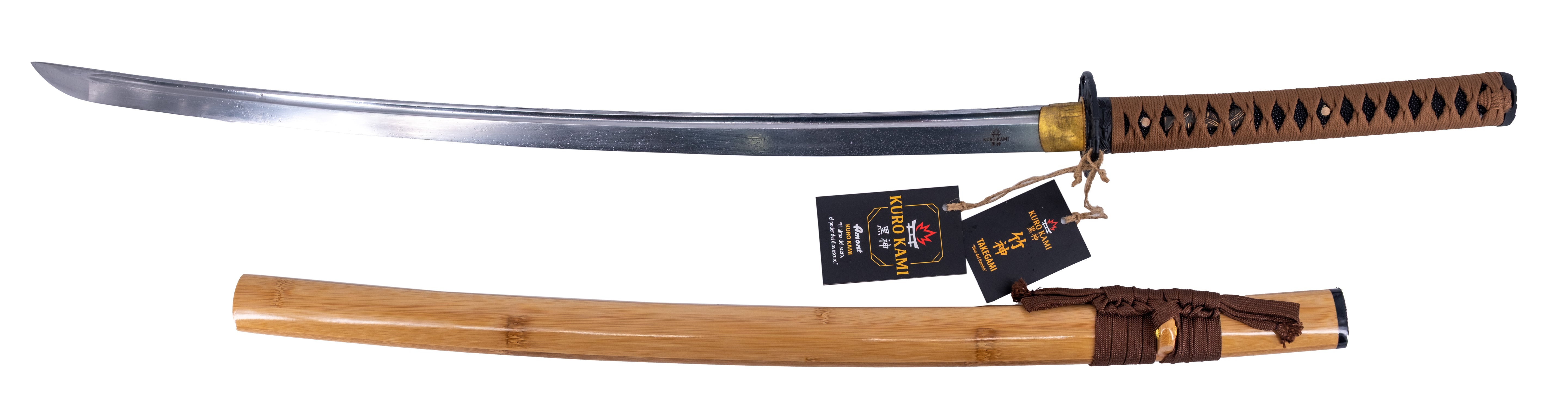 Katana Funcional Kuro Kami Takegami – Acero 1065 Certificado