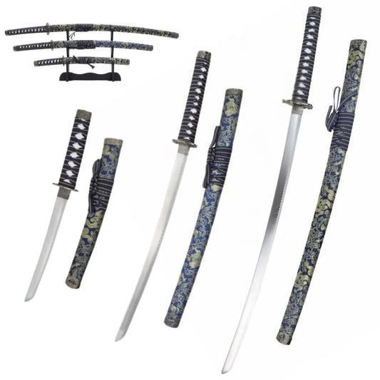 Set Ornamental Katana-Wakizashi-Tanto