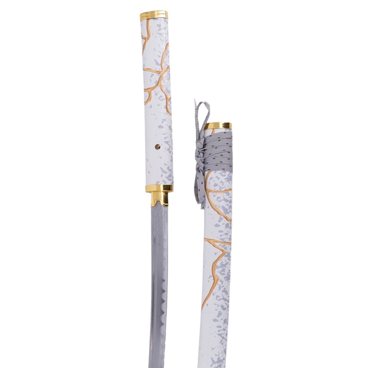 Shirasaya Decorativa de Acero Ghost of Yotei - Mango Blanco