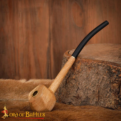 Pipa de Fumar Shire Churchwarden Long Stem con Malla de Latón - Imagen 6