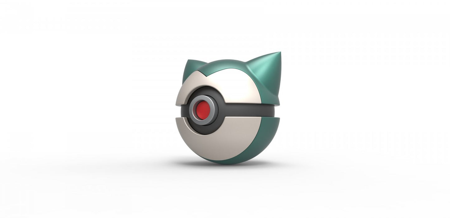 Imagen de Pokeball Artesanal Snorlax parte de nuestra colección en Espadas y más, sitio oficial.