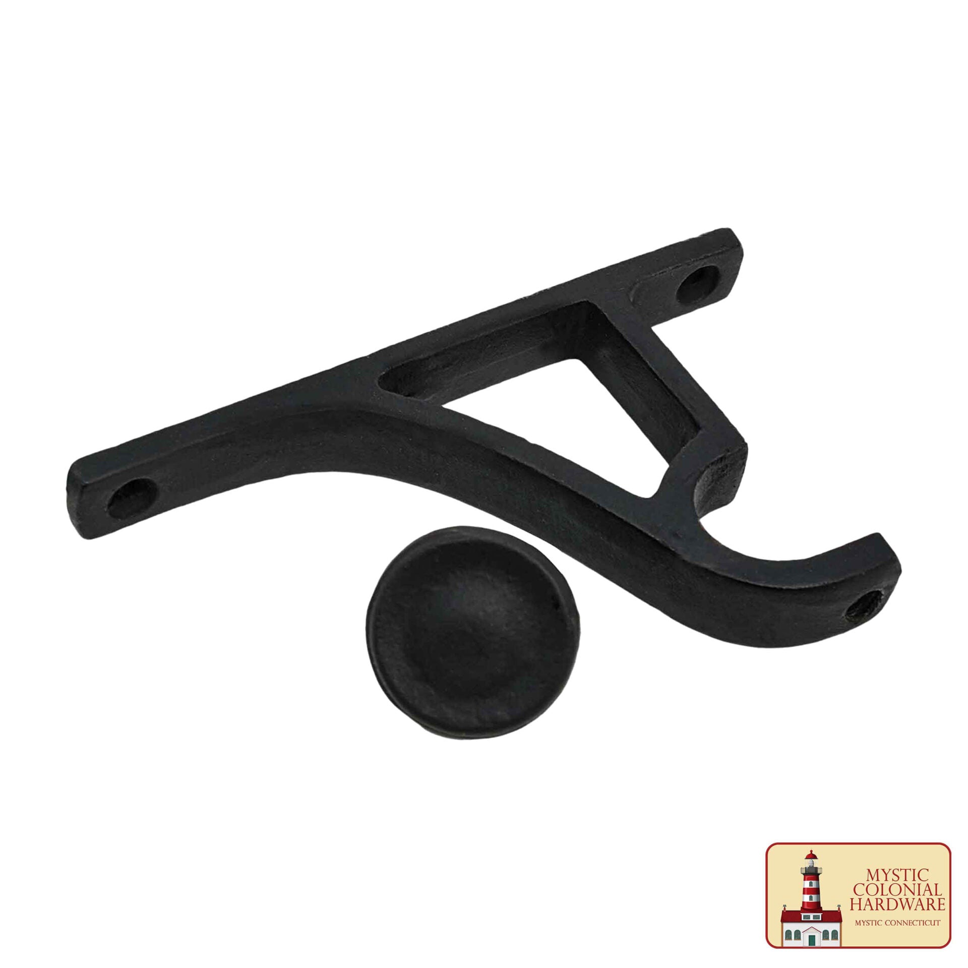 Soportes de Barra de Cortina Ajustables Góticos de Alta Resistencia - Soportes de Barra de Cortina de Montaje en Pared Verticales Negros para Persianas y Ventanas - Imagen 4