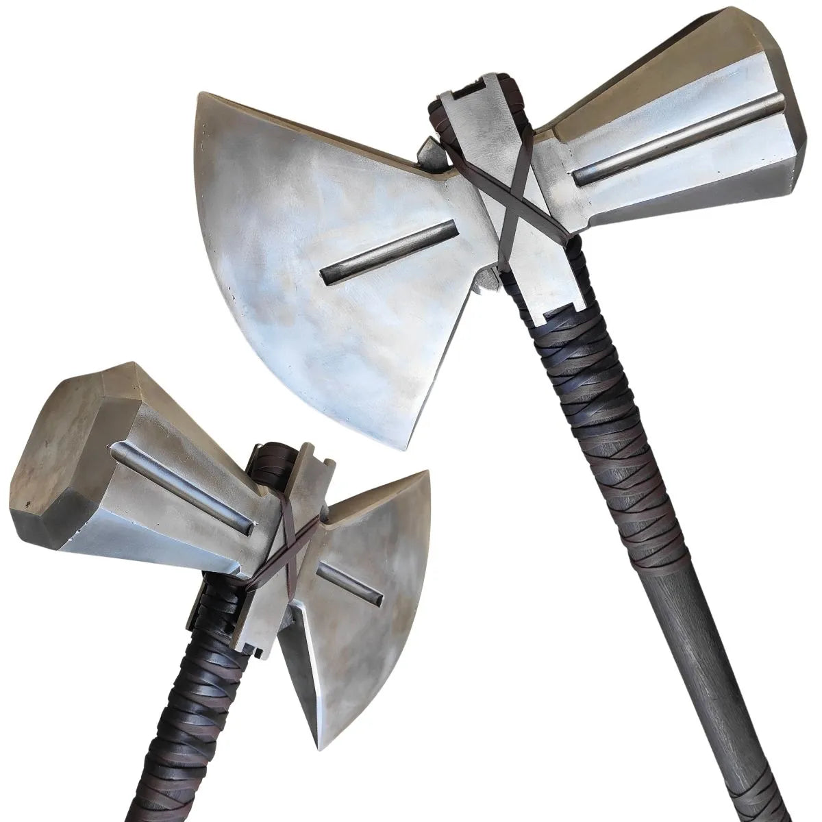 Stormbreaker o hacha de Thor de metal, funcional afilada o sin afilar