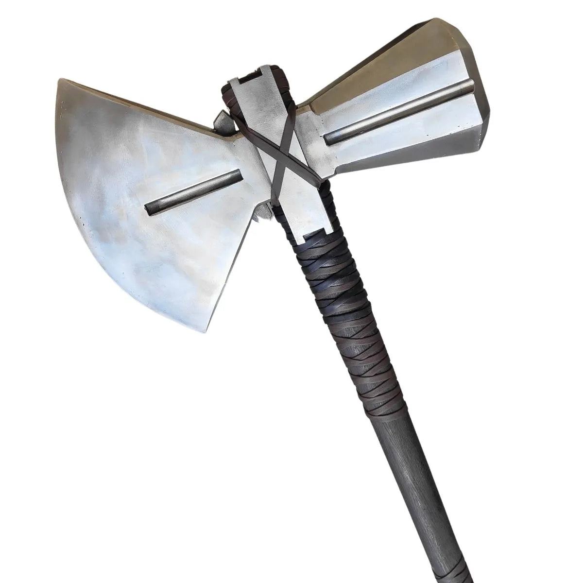 Stormbreaker o hacha de Thor de metal, funcional afilada o sin afilar