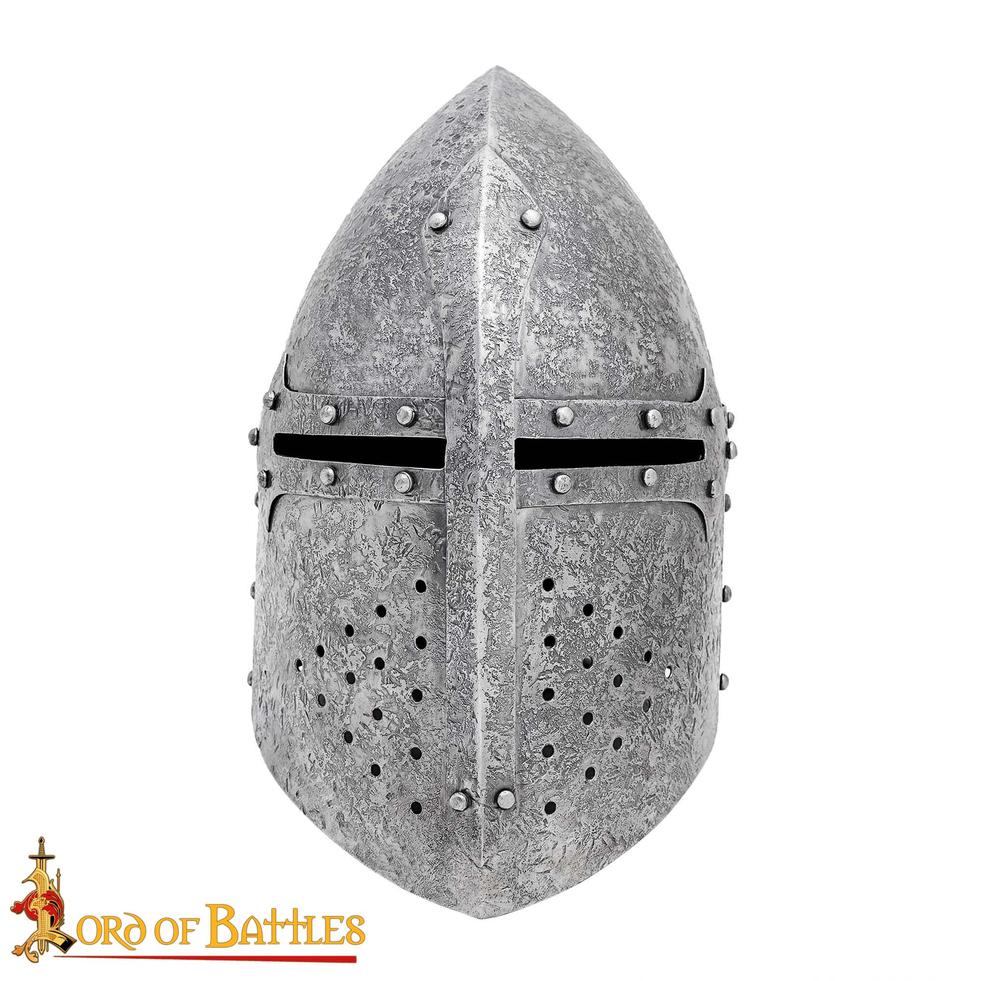 Sugarloaf Great Helm - Casco Cónico de Acero con Forro Acolchado - Imagen 4