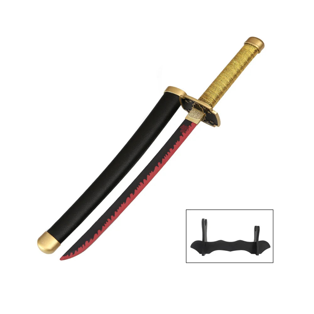 Tanto o mini katana de Yoriichi de Kimetsu no Yaiba Demon soporte