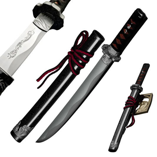 Imagen de Tantō de Naoe Assassin's Creed Shadows - Réplica Oficial. Parte de nuestra colección en Espadas y Más, sitio oficial.
