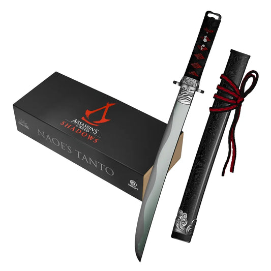 Imagen de Tantō de Naoe Assassin's Creed Shadows - Réplica Oficial. Parte de nuestra colección en Espadas y Más, sitio oficial.