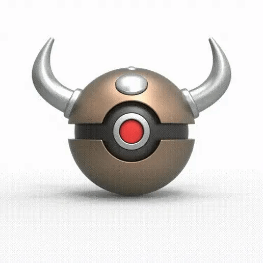 Imagen de Pokeball Artesanal Tauros parte de nuestra colección en Espadas y más, sitio oficial. Esta imagen describe  pokeball
