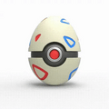 Imagen de Pokeball Artesanal Togepi parte de nuestra colección en Espadas y más, sitio oficial. Esta imagen describe  pokeball