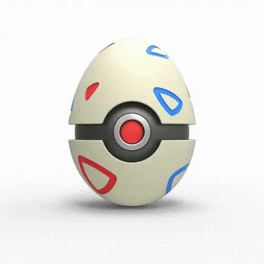 Imagen de Pokeball Artesanal Togepi parte de nuestra colección en Espadas y más, sitio oficial. Esta imagen describe  pokeball