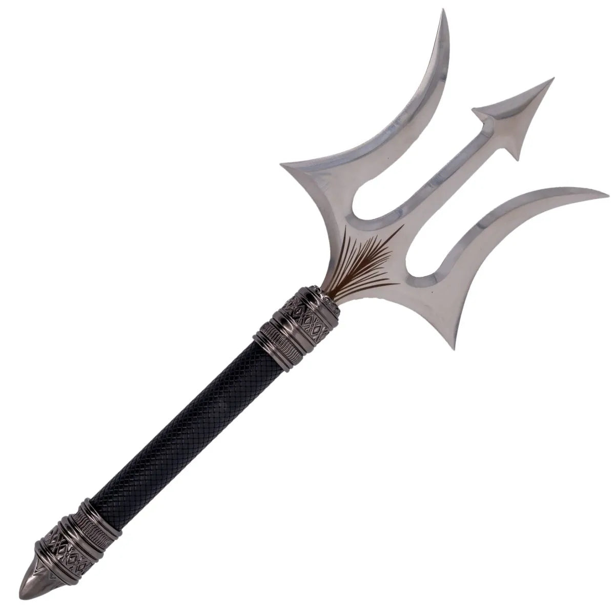 Tridente Metálico Decorativo del Guardián Abisal