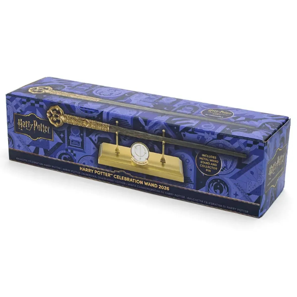 Imagen de Caja Varita Oficial Harry Potter Celebration 2026 - Alohomora parte de nuestra colección en Espadas y Más, sitio oficial.