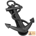 Ancla Náutica Antiqued Door Knocker- Genuino Hierro Handforged - 6 Inches Tall - Imagen 1