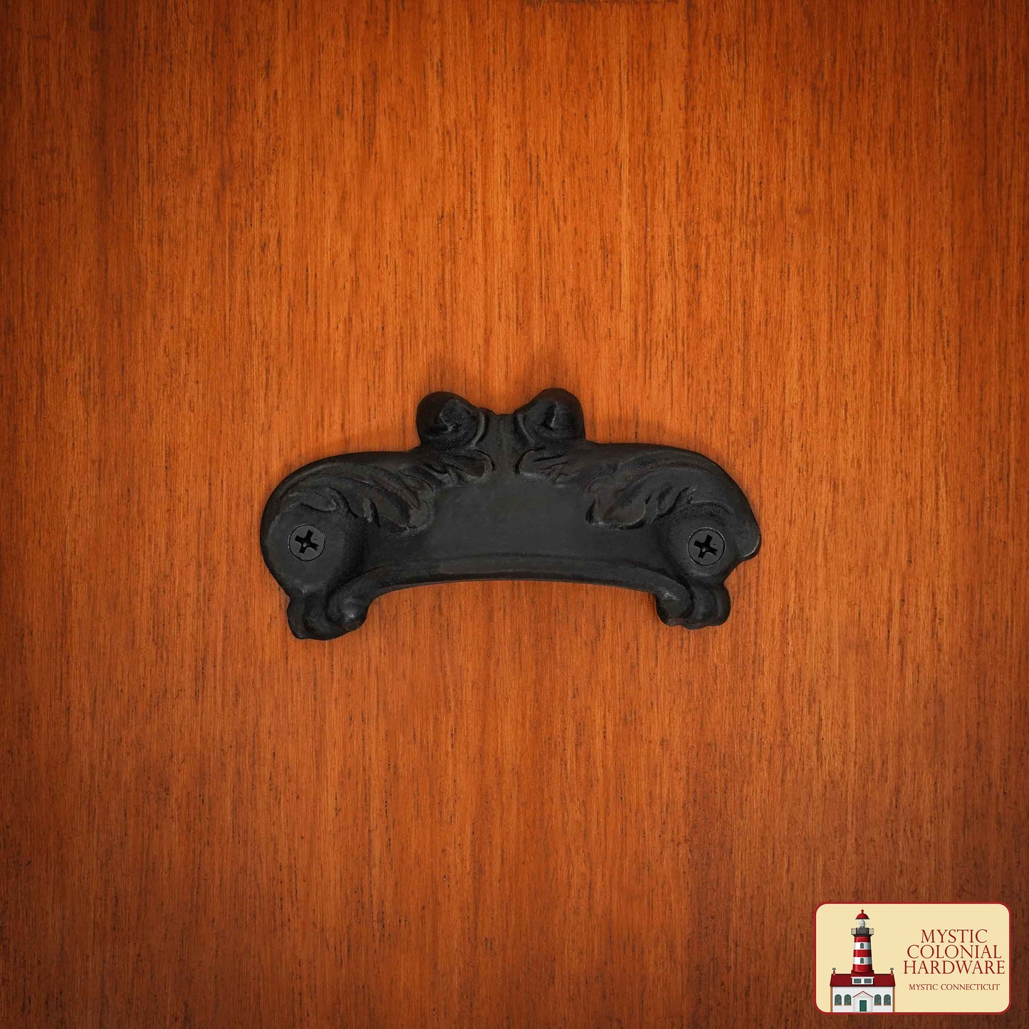 Juego de 4 Tiradores de Hierro Fundido Rústico: Ideal para Ambientes Victorianos, Coloniales, Retro, Steampunk, Góticos, Barrocos y Medievales, (10.3x5) Cm - Imagen 5