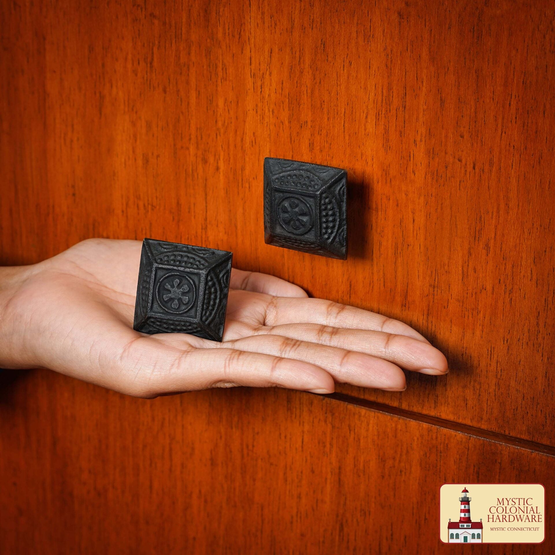 Forjado a Mano de Hierro Tirador del Gabinete Antiguo Rústico Perillas para el Gabinete de Cocina Cajón Tire de las Manijas con el Hardware - Imagen 1