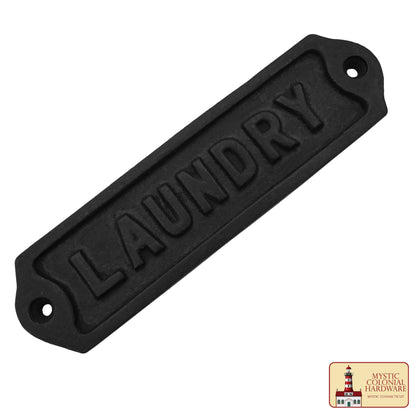 Hierro Forjado Macizo Letrero de Lavandería Vintage para Puertas Accesorio de Ferretería Hecho a Mano - Imagen 4