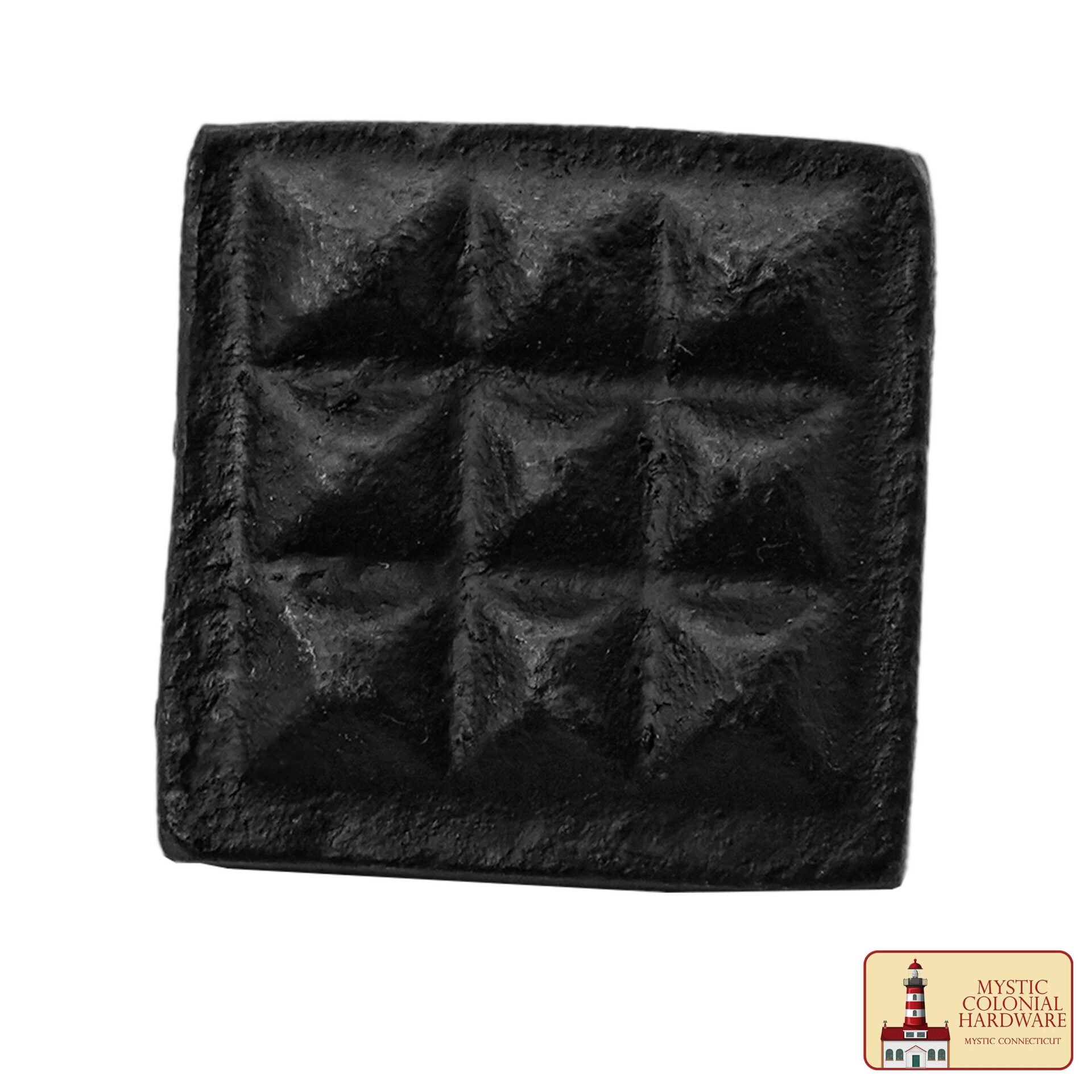 Clavo Cuadrado Waffle Clavo - Hierro Forjado Sólido Victoriano, Colonial, Retro, Steampunck, Gótico, Barroco Medieval - Imagen 5