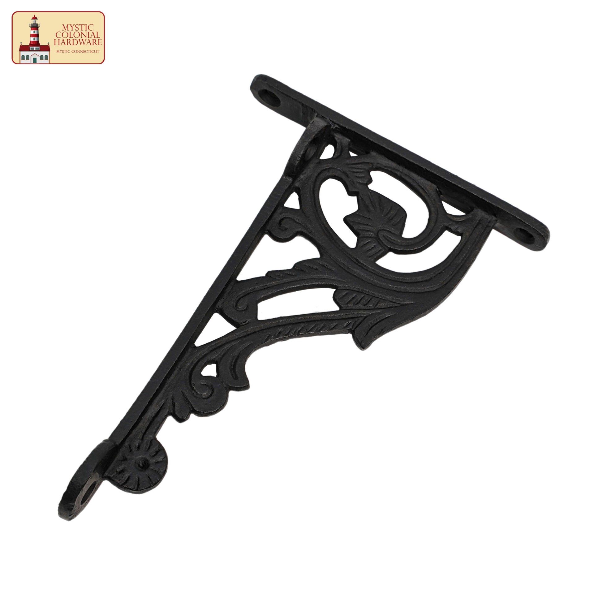 Soportes Rústicos de Hierro Fundido para Estanterías : Ideal para Ambientes Victorianos, Coloniales, Retro, Steampunk, Góticos, Barrocos y Medievales (1 5. 5 X 10.6 ) Cm - Imagen 4