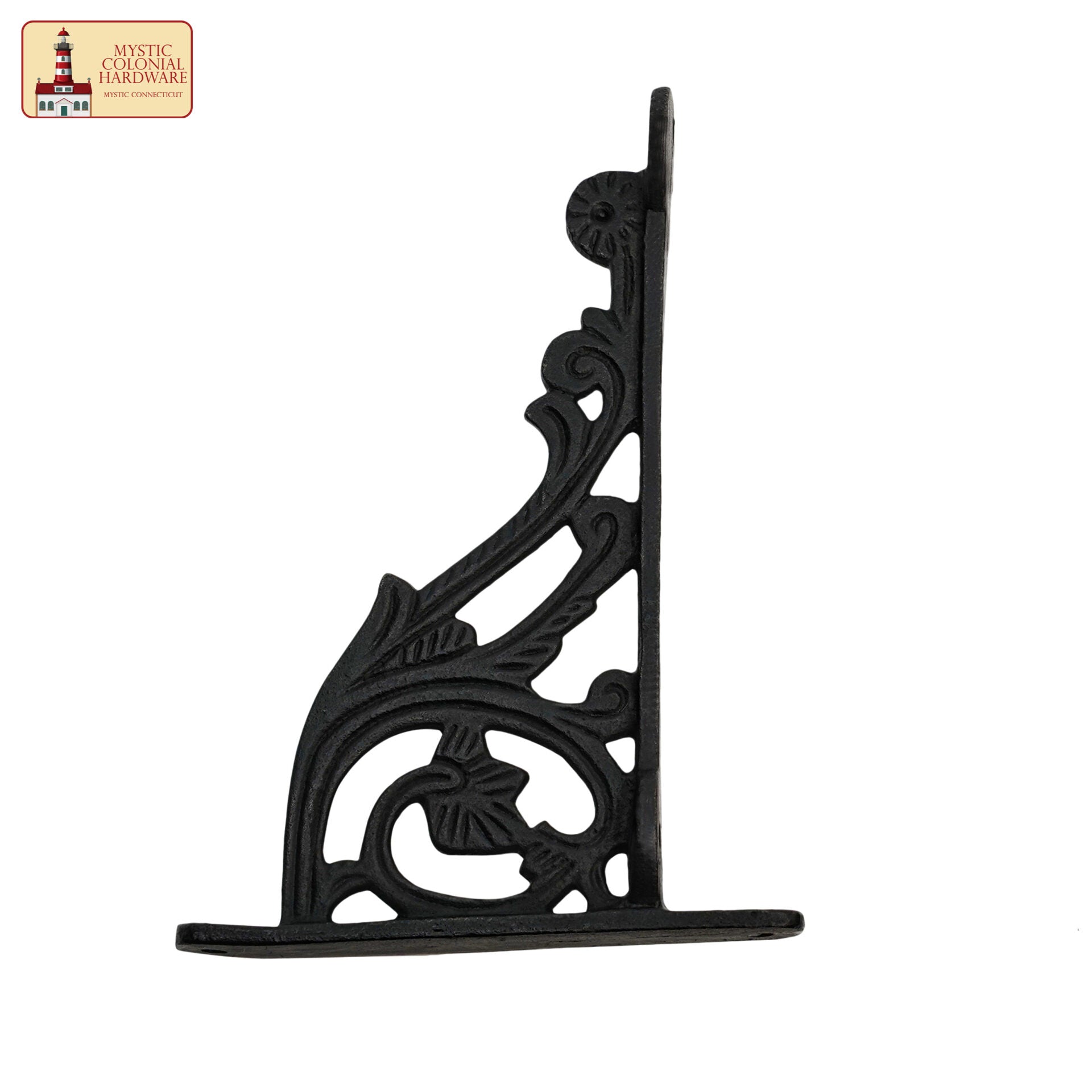 Soportes Rústicos de Hierro Fundido para Estanterías : Ideal para Ambientes Victorianos, Coloniales, Retro, Steampunk, Góticos, Barrocos y Medievales (1 5. 5 X 10.6 ) Cm - Imagen 5