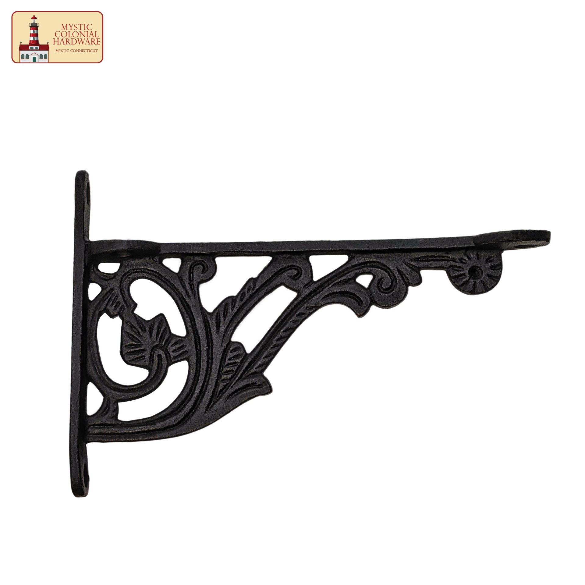 Soportes Rústicos de Hierro Fundido para Estanterías : Ideal para Ambientes Victorianos, Coloniales, Retro, Steampunk, Góticos, Barrocos y Medievales (1 5. 5 X 10.6 ) Cm - Imagen 1