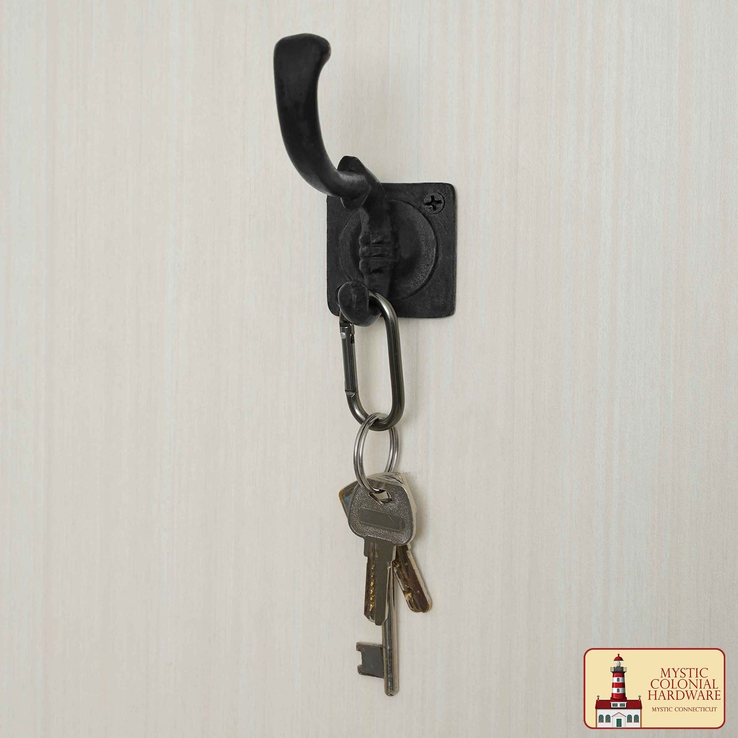Ganchos de Pared Rústicos de Hierro Fundido, Ganchos Utilitarios Retro Resistentes para Colgar Abrigos, Bolsos, Toallas, Batas, Sombreros y Mucho Más - Imagen 6