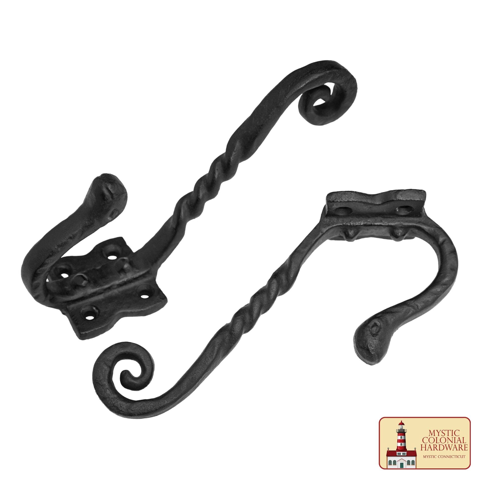 Ganchos de Pared Rústicos de Hierro Forjado a Mano: Ideal para Ambientes Victorianos, Coloniales, Retro, Steampunk, Góticos y Barrocos (11x12) Cm - Imagen 4