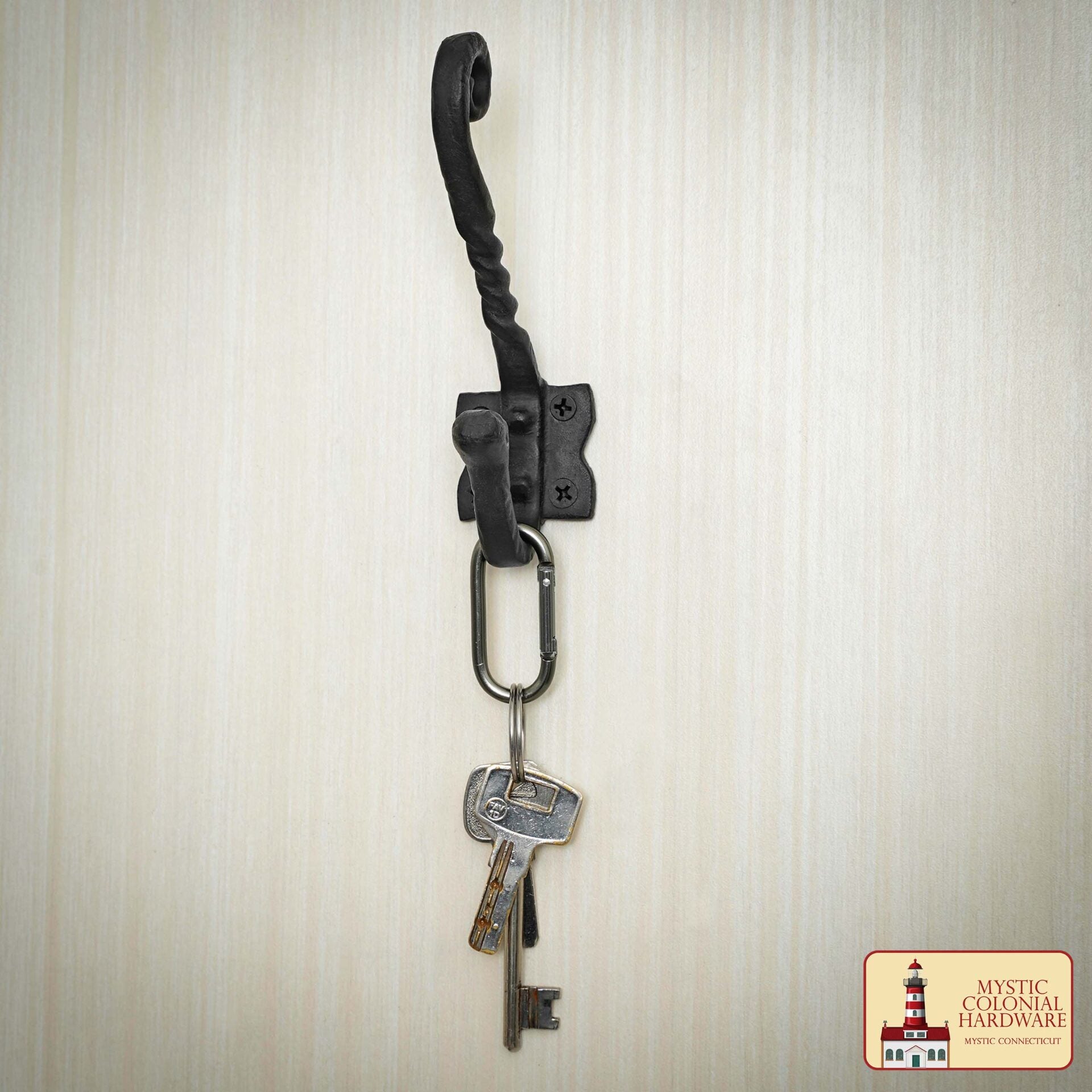 Ganchos de Pared Rústicos de Hierro Forjado a Mano: Ideal para Ambientes Victorianos, Coloniales, Retro, Steampunk, Góticos y Barrocos (11x12) Cm - Imagen 7