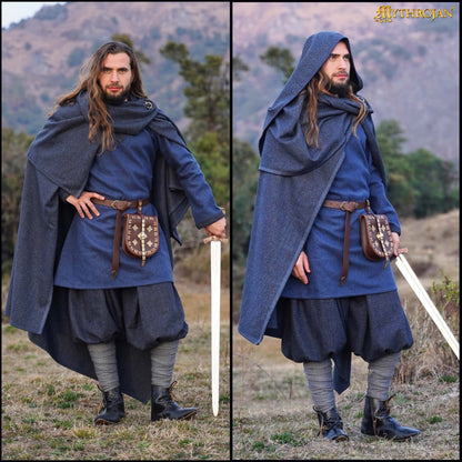 Capa Vikinga Alaric: Estilo Audaz y Calidez Práctica en Un Diseño Histórico - Imagen 8