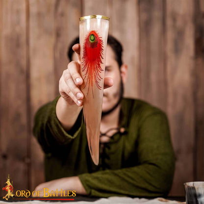 Auténtico Cuerno de Buey para Beber 400 - 500 Ml Elaborado Artesanalmente con Auténtico Cuerno de Buey - Imagen 6