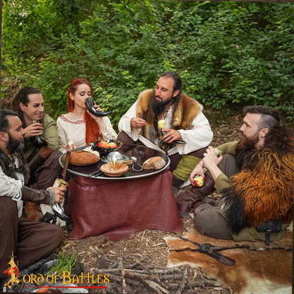 Vikingo Cuerno de Buey para Beber - Taza de Cuerno Natural Pulido Artesanal (200 Ml) - Imagen 5