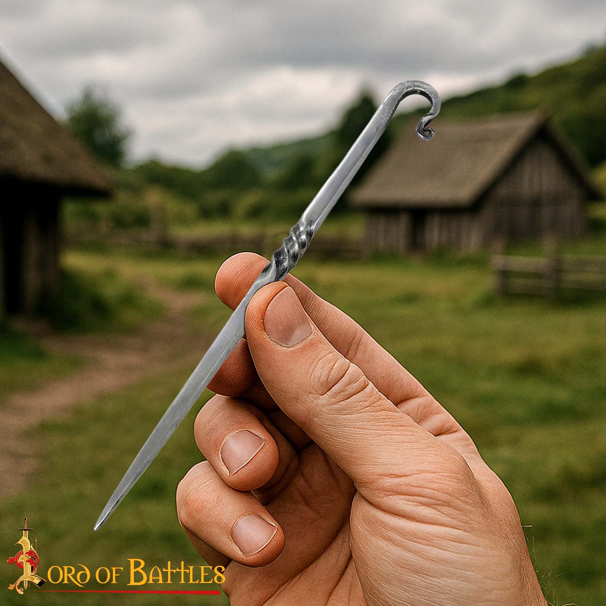 Vikingo Pico para Comer - Utensilio Medieval de Acero Inoxidable para Fiestas, Camping - Imagen 6
