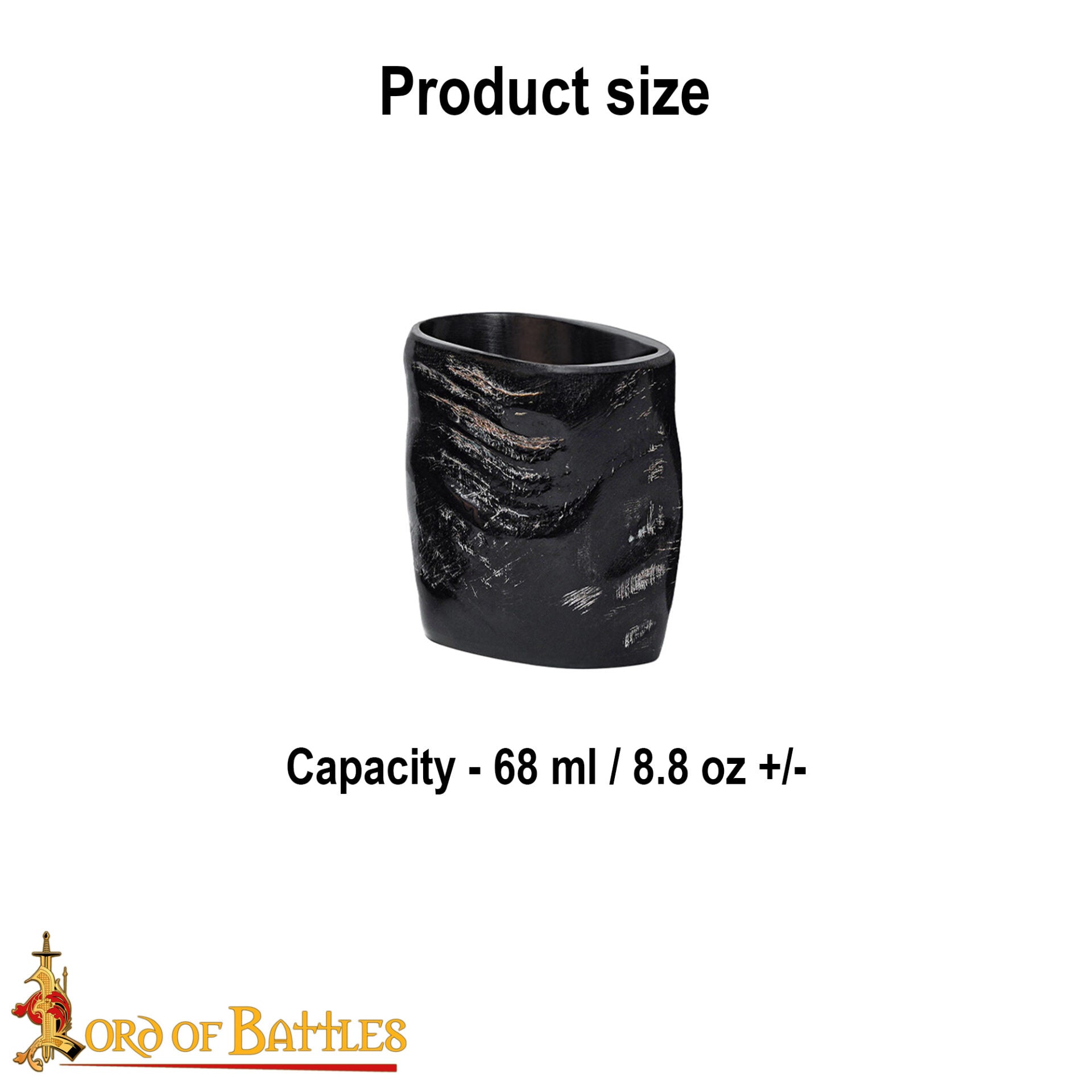 Juego de Vasos de Chupito de Cuerno Vikingo - Cuerno de Búfalo Pulido (6 Piezas, ~68 Ml) - Imagen 10