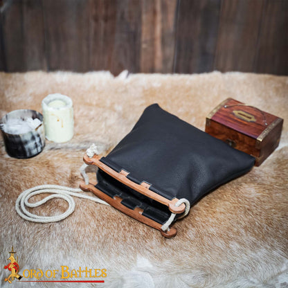 Bolso de Piel Hedeby de Inspiración Histórica Vikinga - Imagen 2