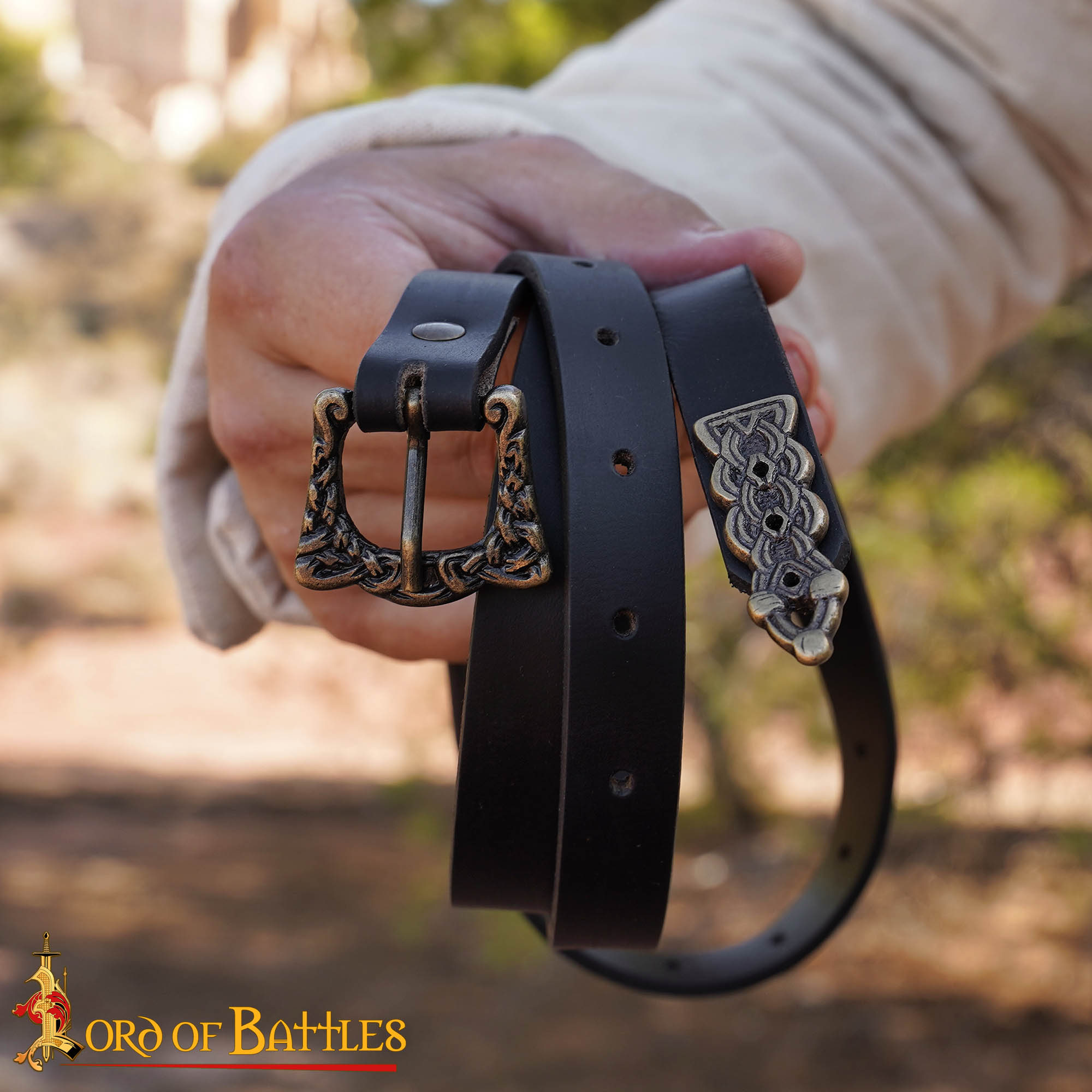 Cinturón de Cuero Genuino Viking Warrior, 130 Cm - Discontinued - Imagen 7