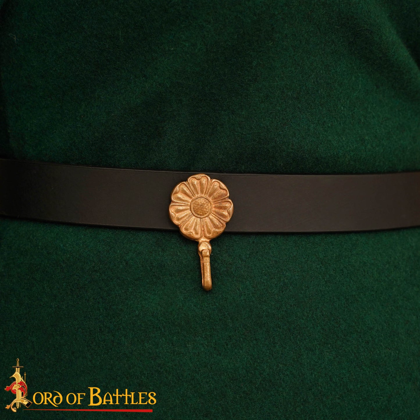 Cinturón Sajón con Hebilla de Bronce Rey Pequeño - Imagen 6