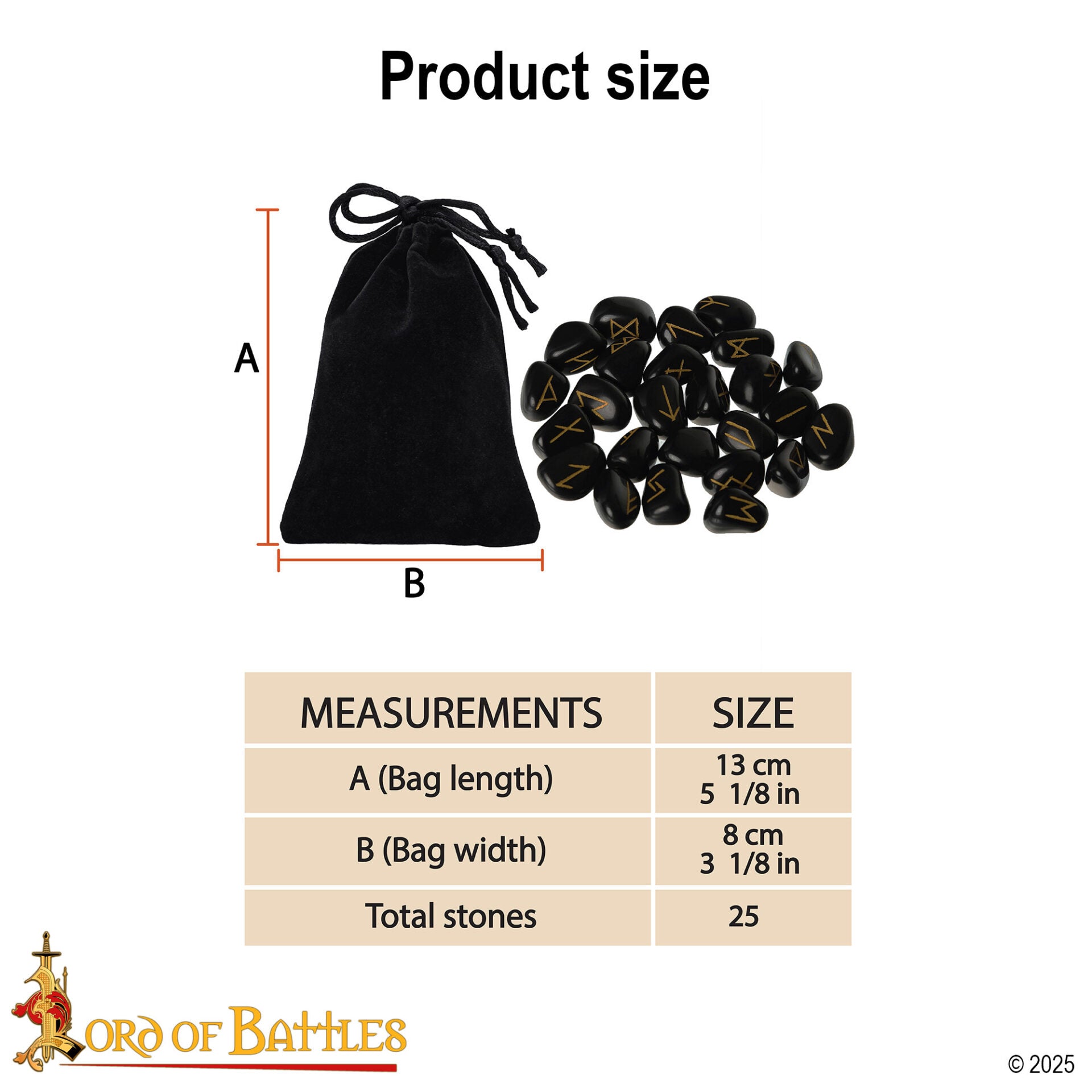 Set de Piedras Rúnicas Vikingas - Imagen 3