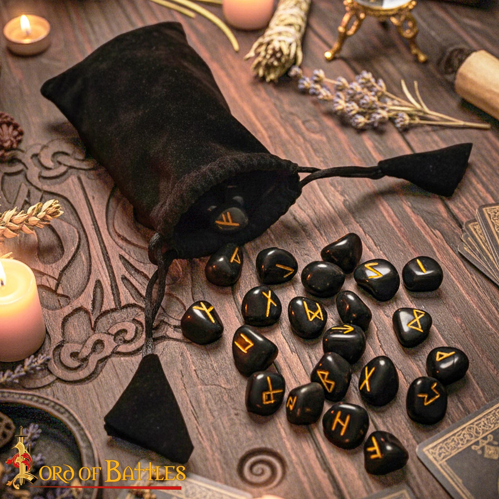 Set de Piedras Rúnicas Vikingas - Imagen 5