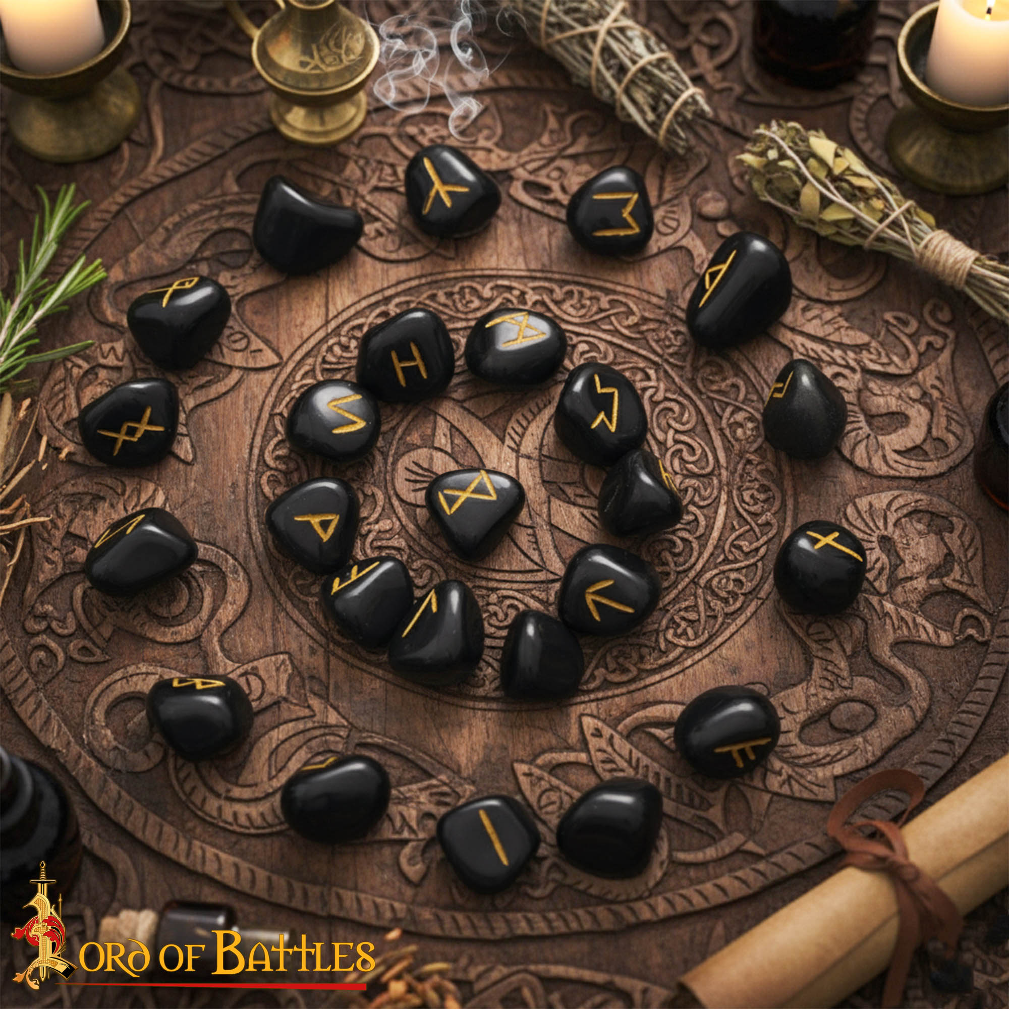 Set de Piedras Rúnicas Vikingas - Imagen 1