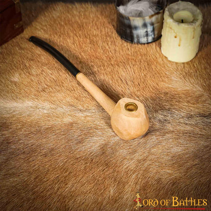 Pipa de Fumar Shire Churchwarden Long Stem con Malla de Latón - Imagen 12