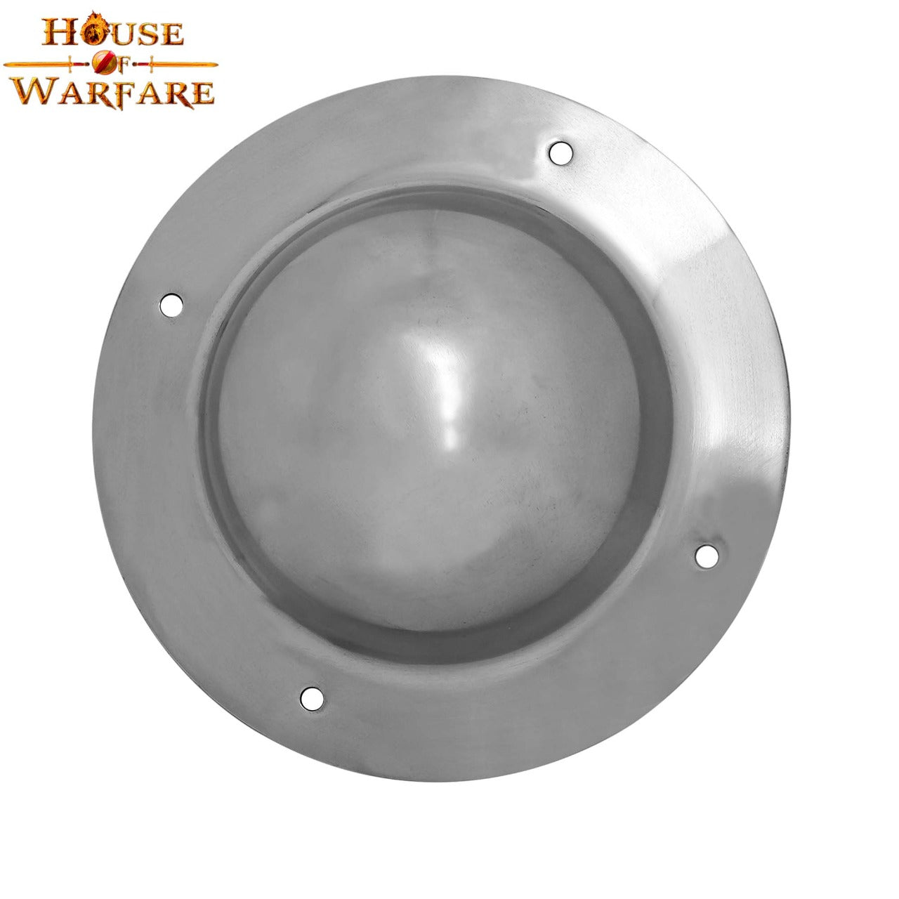 Escudo Medieval Abovedado de Acero Forjado a Mano Umbo Redondo para Escudos Diy - Imagen 13