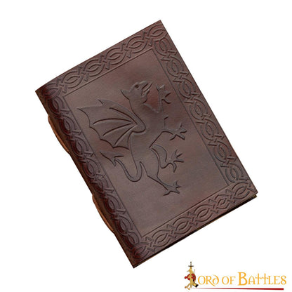 The Dragon Journal Agenda de Piel Auténtica Hecha a Mano - Imagen 1