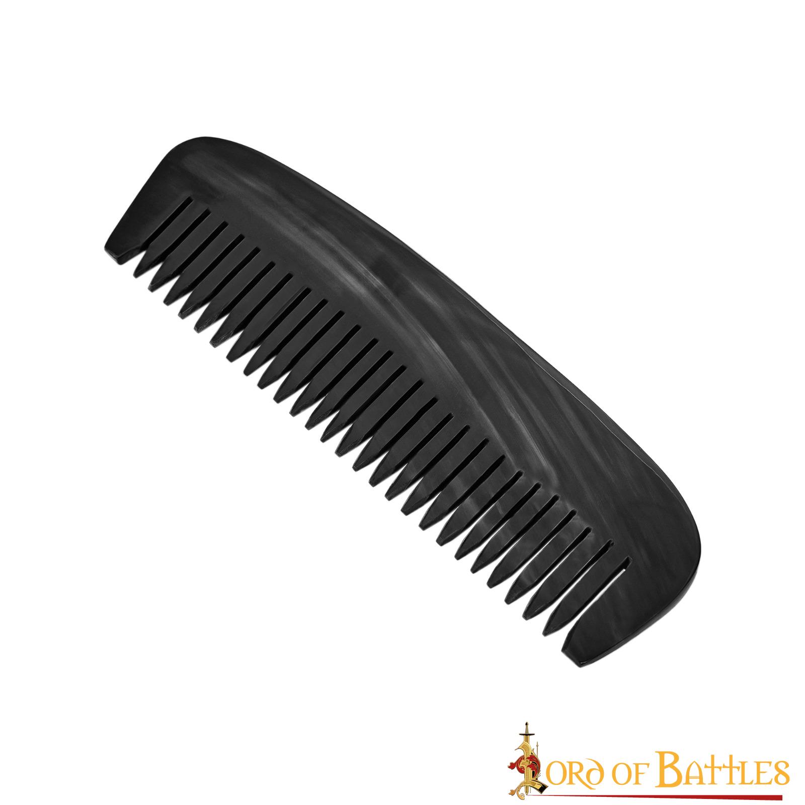 Peine de Cuerno de Buey Estilo Vikingo - Herramienta de Aseo Artesanal de 5 Pulgadas | Acabado Pulido - Imagen 10